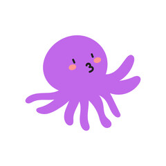 Octopus Cartoon Doodle Art