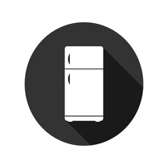 Refrigerator icon isolated on transparent background