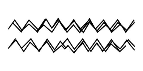 Abstract zigzag pattern with glowing lines on black background Modern geometric design with vibrant light trails for creative projects and digital art