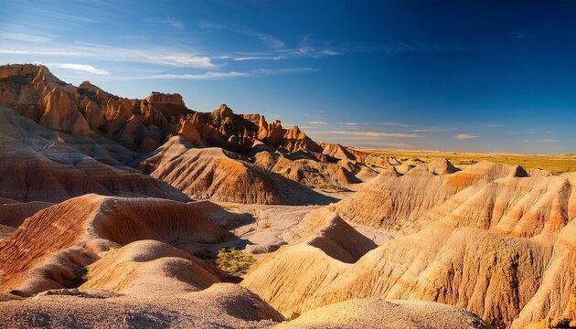 Understand The Geological Wonders Of Rocky Badlands - Powered by Adobe
