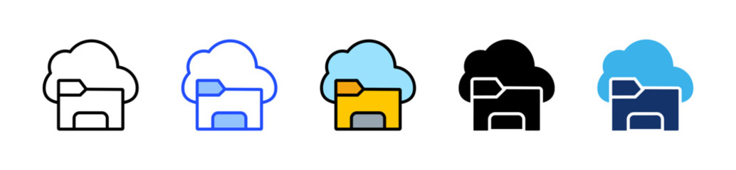 Online Documentation Icon Collection With Multiple Styles