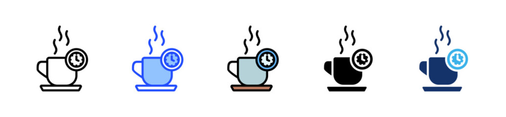 Quick Break Icon Collection With Multiple Styles