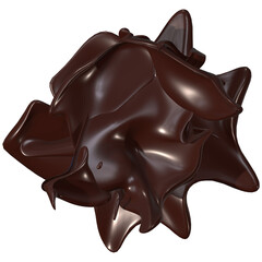 Chocolate  liquid Element decoration