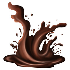 Chocolate  liquid Element decoration