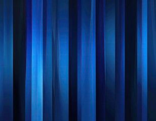 Vertical blue gradient stripes, abstract and textured, with light and shadow play