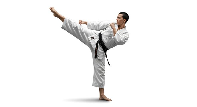 Martial Arts High Side Kick – Precision, Power & Discipline in Motion