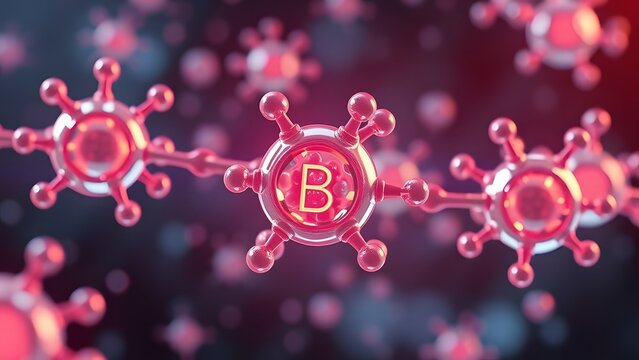 Vitamin B Complex Molecular Visualization