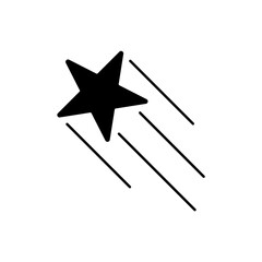 Icon a Shooting Star, isolated against a clean background.