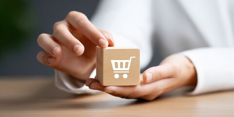 Professional digital shopping and e-commerce platform showcasing online marketplace, retail store, secure checkout process, and seamless customer transaction experience