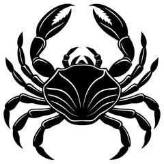 Black Crab Seafood Silhouette