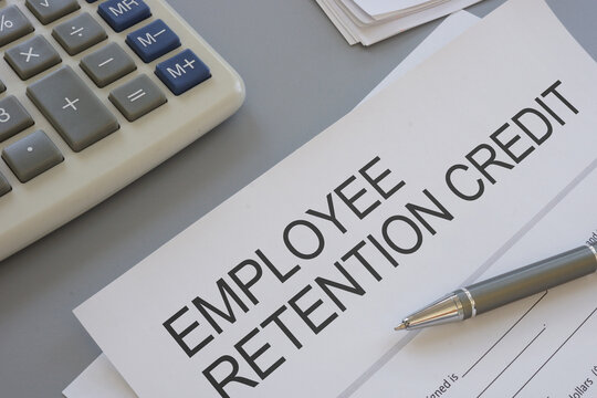 ERC Employee Retention Credit is shown on the business photo using the text
