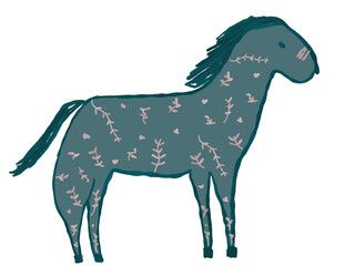 horse  illustration,clipart