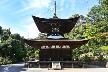 滋賀県大津市の日本遺産石山寺 国宝多宝塔