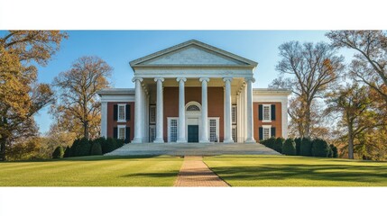 Majestic Rotunda at UVA: A Symbol of American Academia