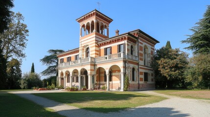 Magnificent Italian Villa in Lush Gardens