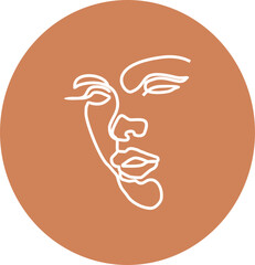 Woman Continous Line Art