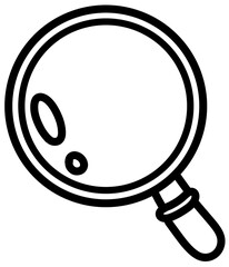 Magnifying Glass Outline