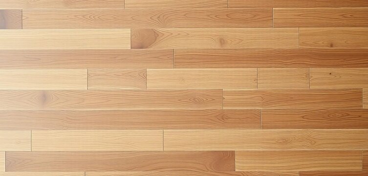 Elegant walnut parquet flooring with gray wash effect, warm, design