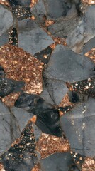 Fototapeta premium Intricate abstract pattern with geometric shapes and flowing lines,