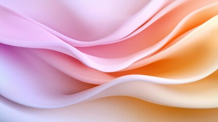 Pastel-toned gradient lines layered in an abstract composition for light and clean design