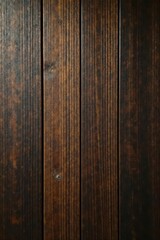 Naklejka premium Rich dark brown wood planks, pronounced grain , wooden, flooring