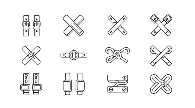 Vector art of buckle