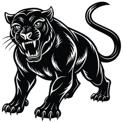 Black Panther  Symbol of Power and Stealth, Shadow Roar,Night Fang, Dark Claw, Phantom Panther,Silent Fury,Midnight Beast,Obsidian Roar, Black Panther vector, Black Panther concept, Black Panther cart