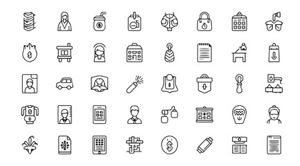 Vector art of office