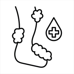 Clean the Body with Soap Design Elements Illustration