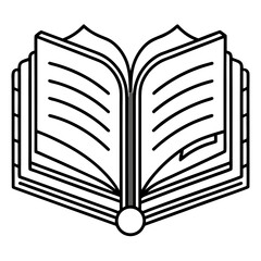 open book with bookmark