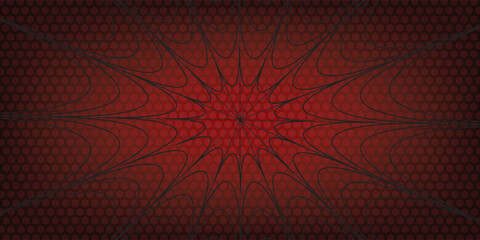 Spider web. Cobweb on Red background. Vector illustration