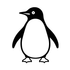 Grace in black and white—this penguin vector captures simplicity with soul. Ideal for modern branding, tattoos, or clean UI elements. Let elegance waddle into your work.
