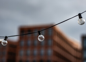 the bulb lught in the city