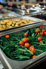 Mittagsbuffet in Kantine / Hotel