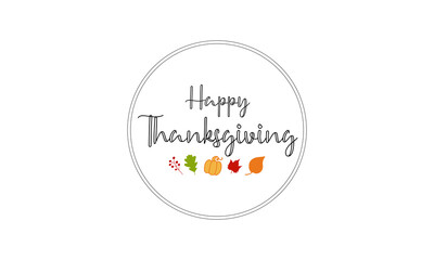 Happy Thanksgiving Day template background. Happy Thanksgiving Day, Template banner, poster, flyer, greeting card, web design, print design. Vector illustration