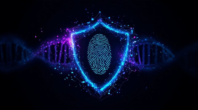 Security Shield with DNA and Fingerprint