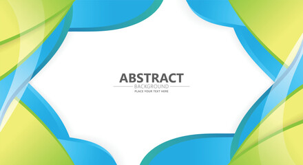 Modern Creative Curve Shape Presentation Slide Decorative Abstract Background