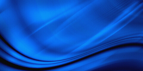 Abstract blue smooth light background wave shapes.