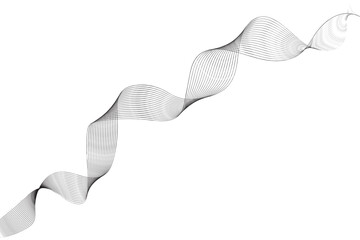3d rendered illustration of a white ribbon © ASiF Raja
