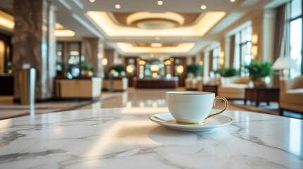 coffee shop in the morning