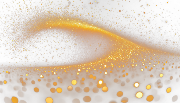 Gold dust whirlwind transparent PNG overlay designer resource