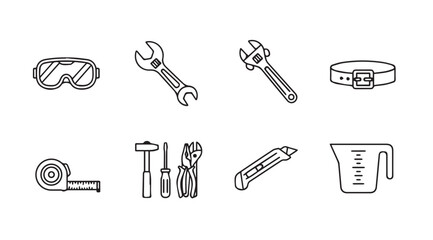 Vector art of tools
