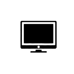 2D lcd monitor icon