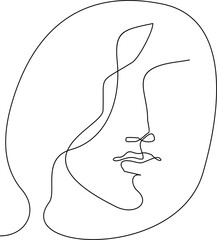 Women Continous  Line Art