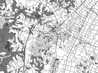 Fototapeta premium Poster-style sketch map of Oami, Japan, designed in artistic monochrome.