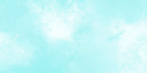 cloudy sky with color and white clouds filling the frame in an artistic watercolor painting style clouds background.