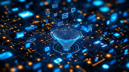 Digital Data Funnel – Futuristic Information Processing and Big Data Flow in Cyber Technology