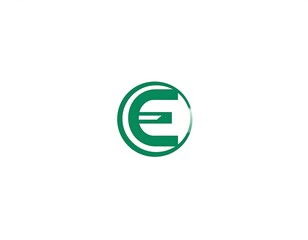 Simple green letter 'E' logo