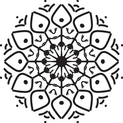 Decorative Floral Mandala Pattern Design