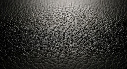 Black leather texture background close up macro shot for graphic design resource use